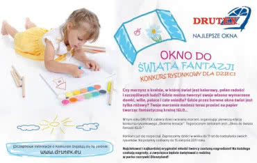 Drutex organizuje konkurs rysunkowy dla dzieci